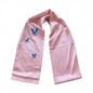 HongAn Stitch Hand Embroidered Butterfly Silk Satin Scarf – Chinese Intangible Cultural Heritage Neck Scarf