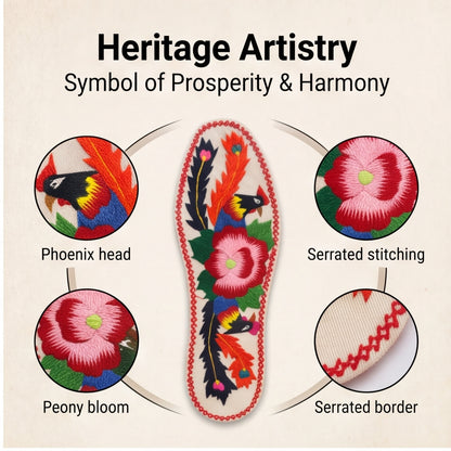 HongAn Stitch Hand-Stitched Folk Art Shoe Insoles – Chinese Intangible Heritage Cultural Handicraft & Display Art