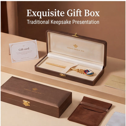 Hong'an Embroidered Hairpin – Traditional Chinese Handcrafted Hair Accessory