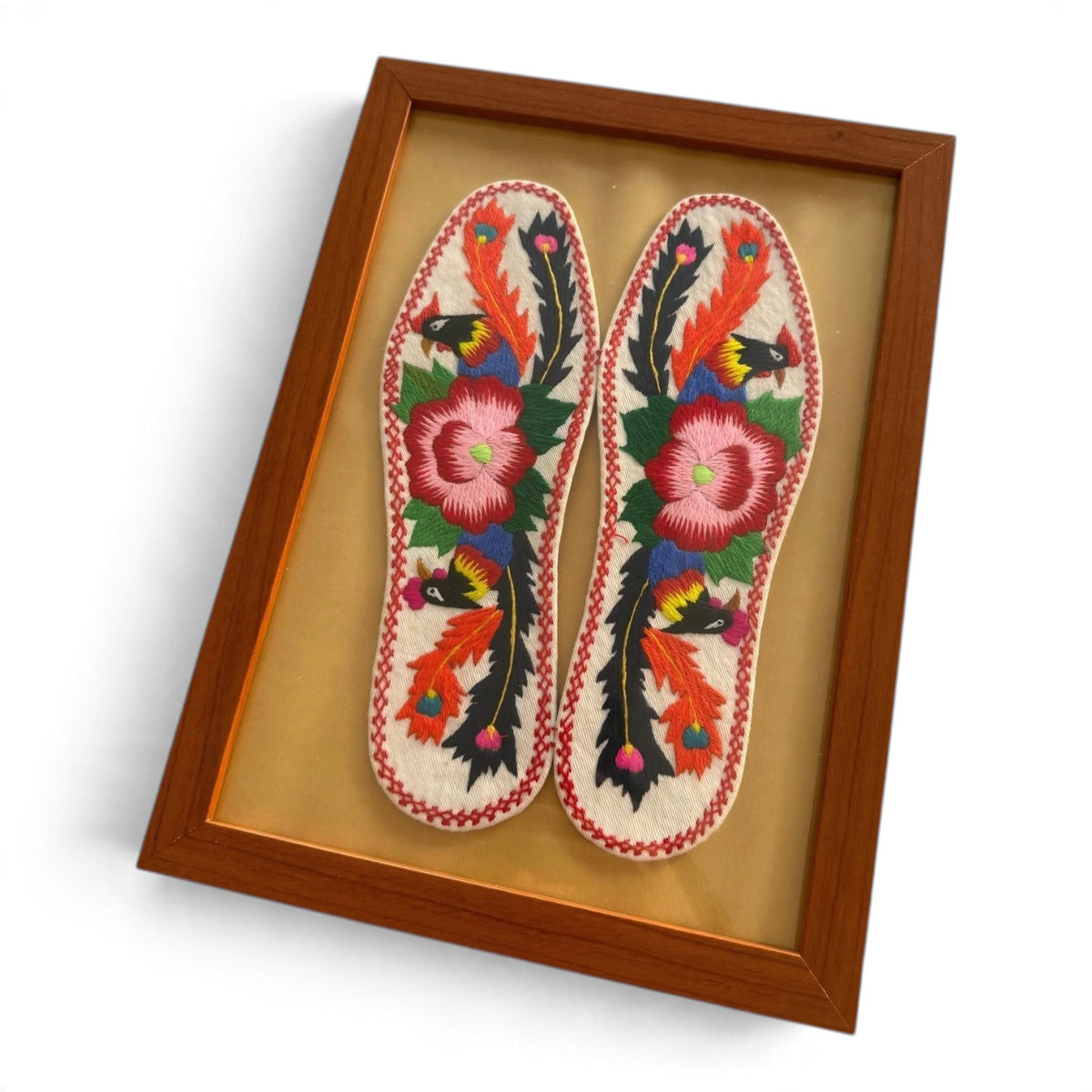 HongAn Stitch Hand-Stitched Folk Art Shoe Insoles – Chinese Intangible Heritage Cultural Handicraft & Display Art